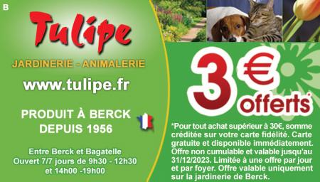 Coupon Jardinerie Tulipe