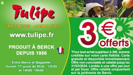Coupon Jardinerie Tulipe
