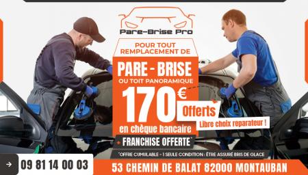 Coupon Pare Brise Pro Montauban 