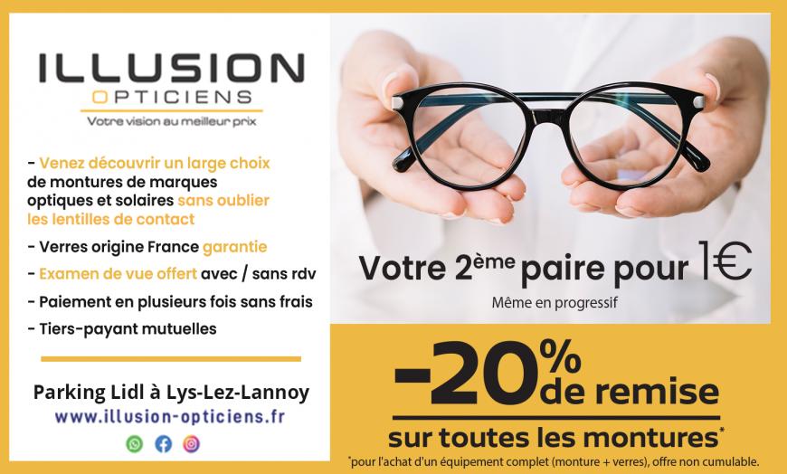 Coupon Illusion Opticien