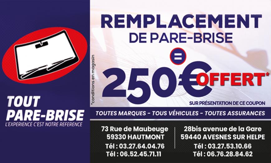 Coupon TOUT PARE-BRISE