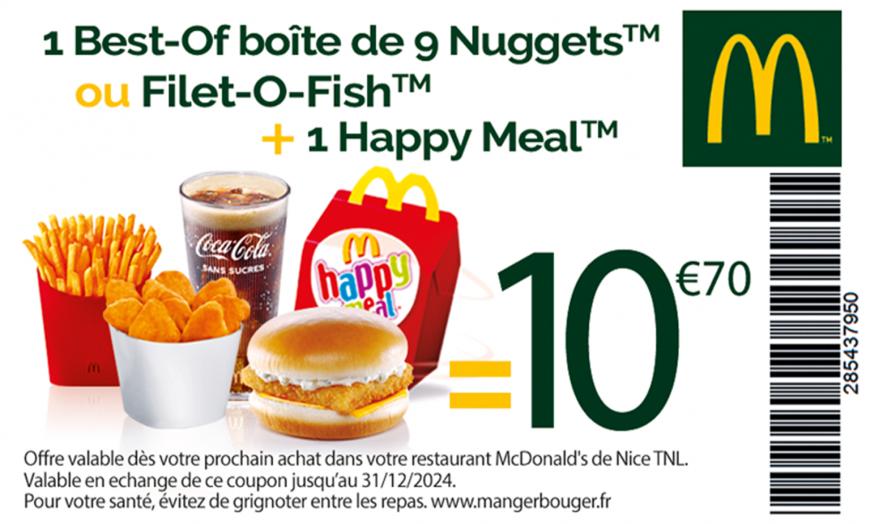 Coupon McDonald's