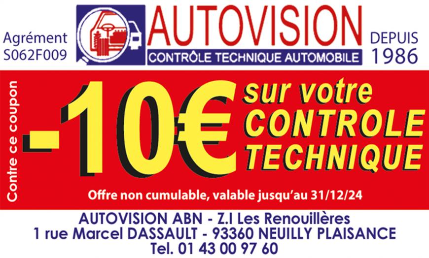 Coupon Autovision