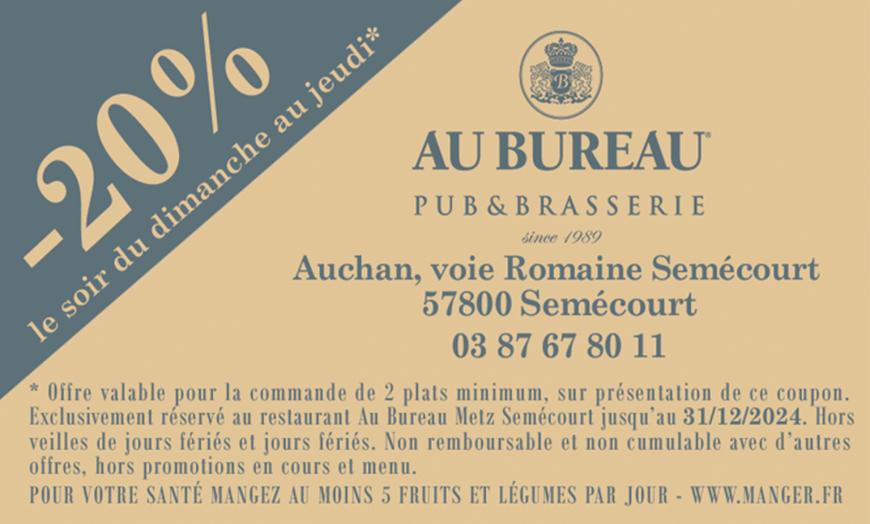 Coupon Au Bureau