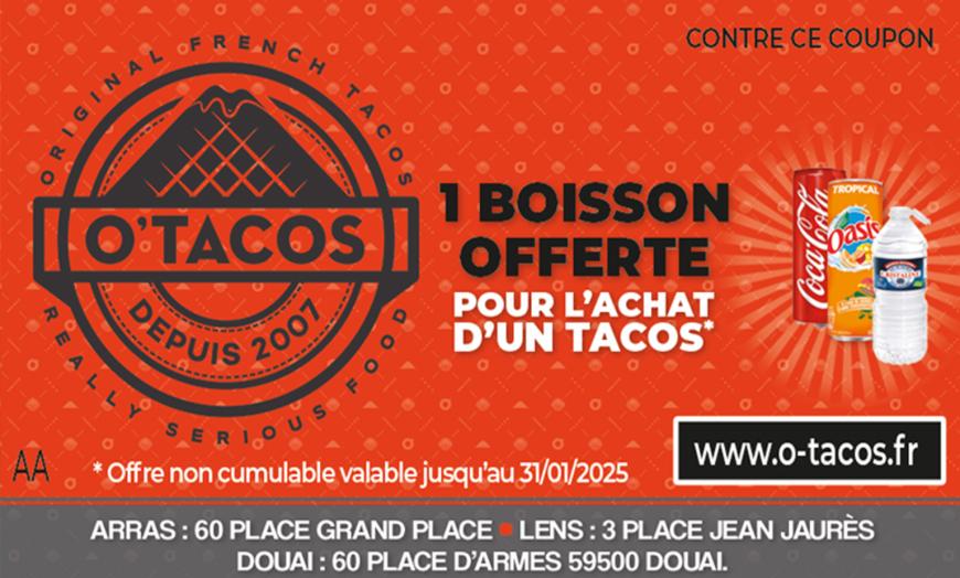 Coupon O'Tacos