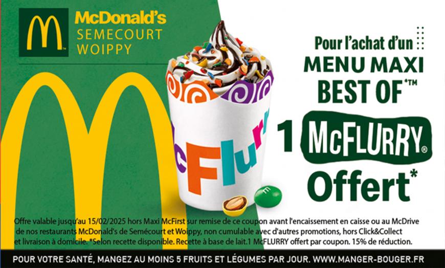 Coupon McDonald's