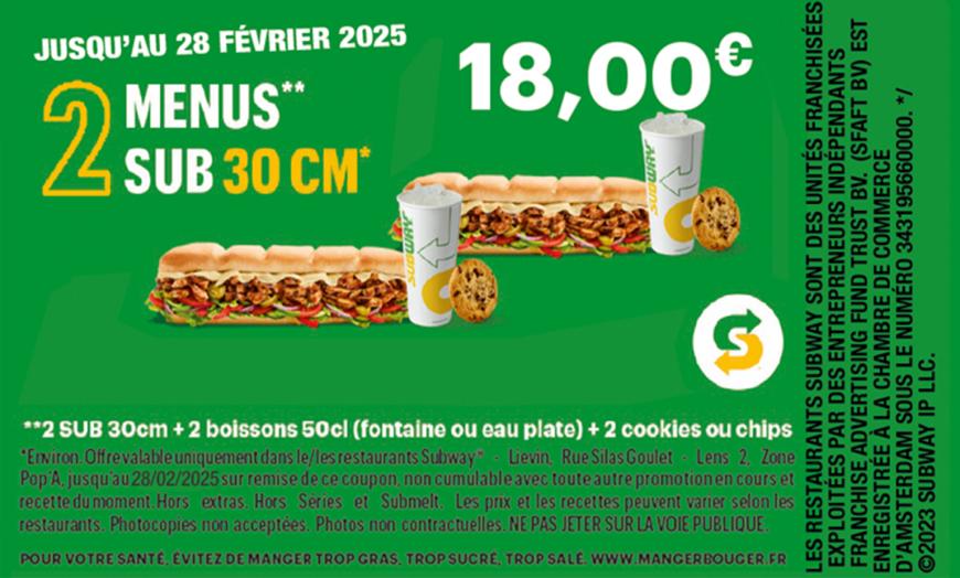 Coupon Subway