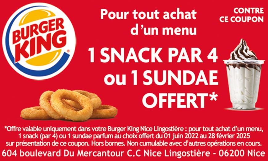 Coupon Burger King