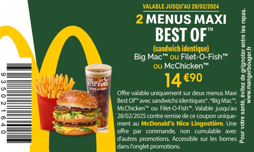 Coupon McDonald's